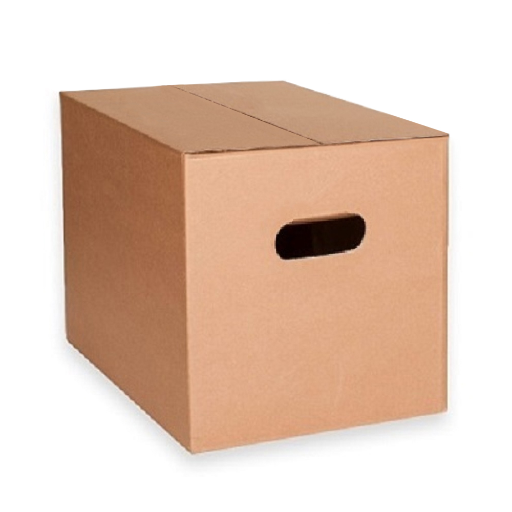 Autolock doos - met handvat - 477 x 317 x 330 mm - B golf bruin