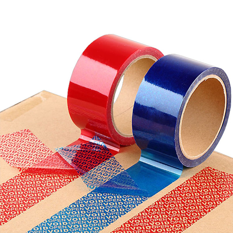 Security tape - 48 mm x 50 meter - Rood